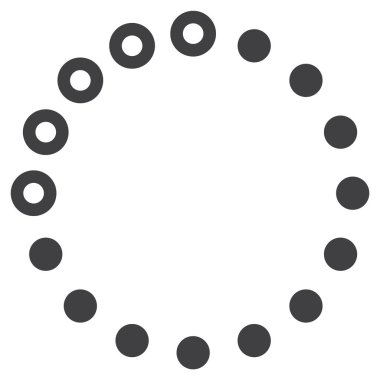 Yükleme çubuğu tarama simgesi tur. Yükleyici ilerleme işaret, sembol