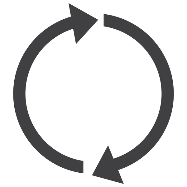 Znovu Načíst Aktualizovat Aktualizace Rastrových Ikonu Tlačítka Recyklované Symbol Šipka — Stock fotografie