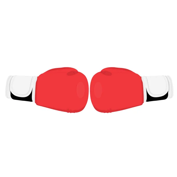 Boxing Gloves Fight Icon Battle Emblem Design Template Raster Illustration — Stock Photo, Image