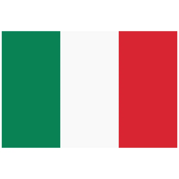 Raster Illustration Italy Flag Icon Isolated White Background Italy Flag — Stock Photo, Image