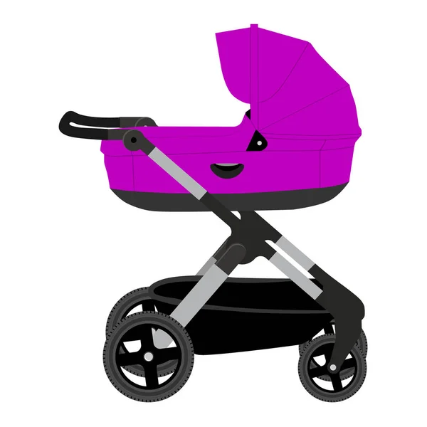 Иллюстрация Фиолетовый Беби Инсталлятор Выделенный Белом Фоне Мальчика Девочки — стоковое фото