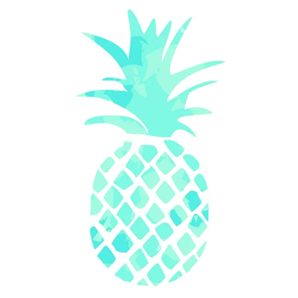 Illustrazione Ananas Tipografia Vettori Grafici Shirt — Vettoriale Stock