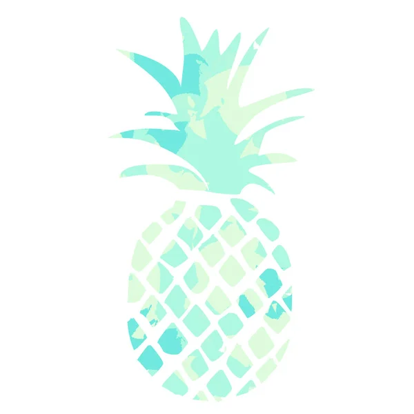 Illustrazione Ananas Tipografia Grafica Shirt Vettori — Vettoriale Stock