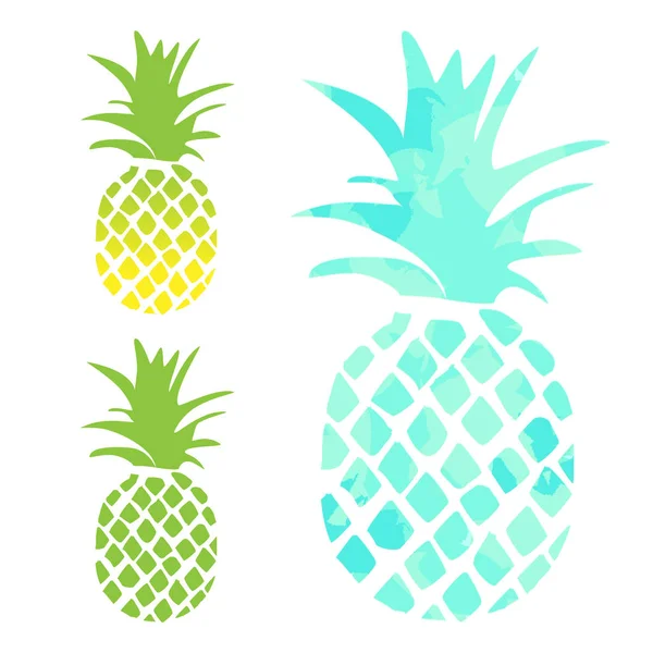 Ananas Ilustrace Typografie Tričko Grafika Vektory — Stockový vektor