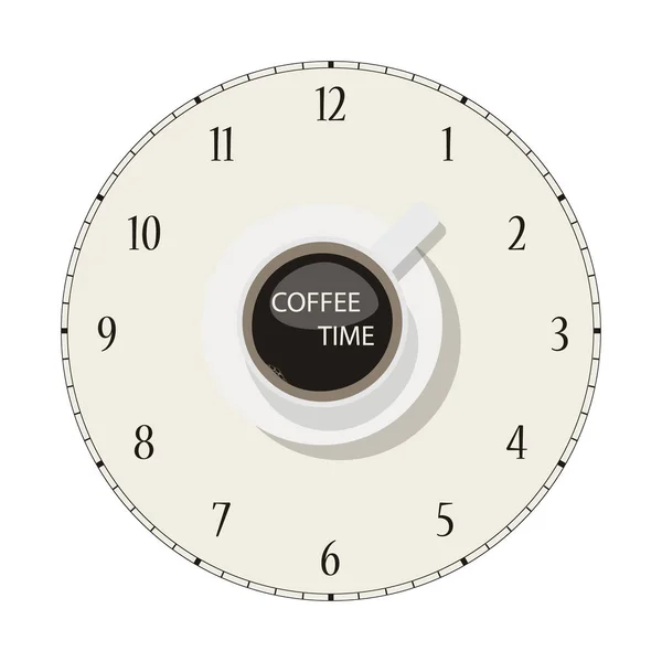 咖啡海报广告披露向量插图 休息一下 咖啡时间到了 — 图库矢量图片