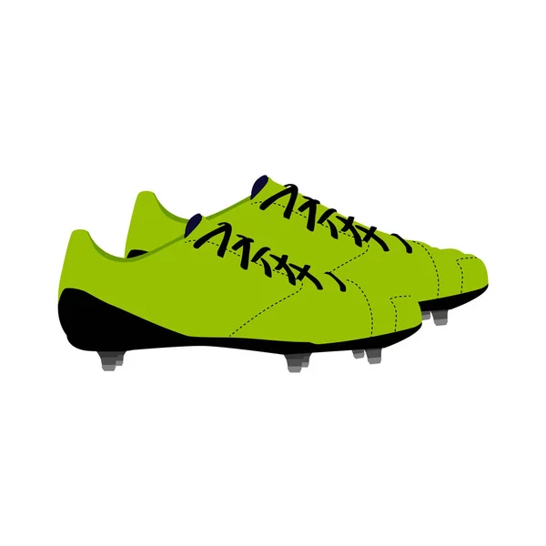 Ποδόσφαιρο Παπούτσια Ποδοσφαίρου Εικονογράφηση Διάνυσμα Γραφικού Σχεδιασμού — Διανυσματικό Αρχείο