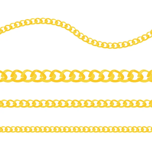 Golden chains Raster — Stock Photo, Image
