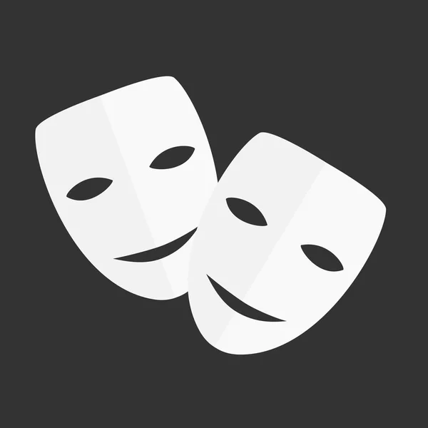 Theater maskers Raster — Stockfoto
