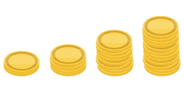 Monedas icono de trama —  Fotos de Stock
