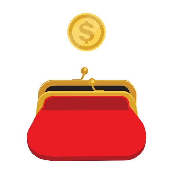 Handväska och pengar — Stockfoto