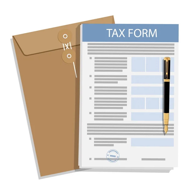 Daňové formuláře rastr — Stock fotografie