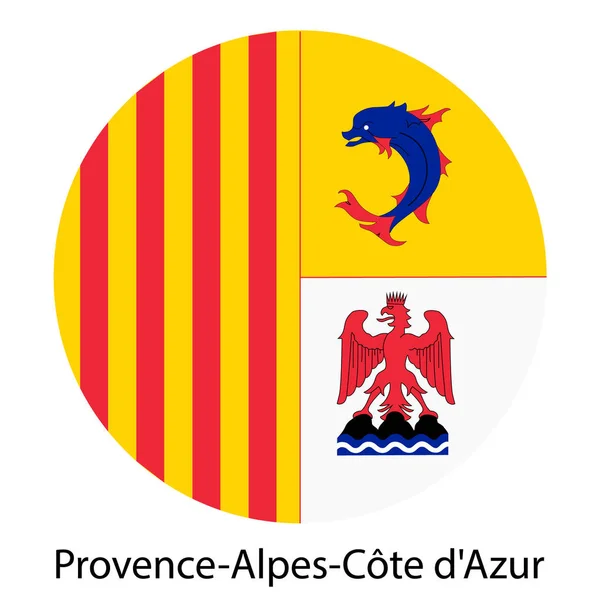 Bandera de Provenza-Alpes-Costa Azul —  Fotos de Stock