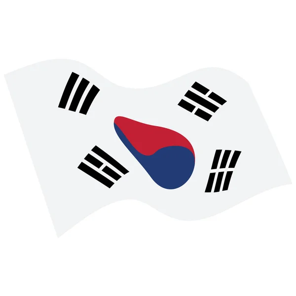 South Korea flag — Stock Photo, Image