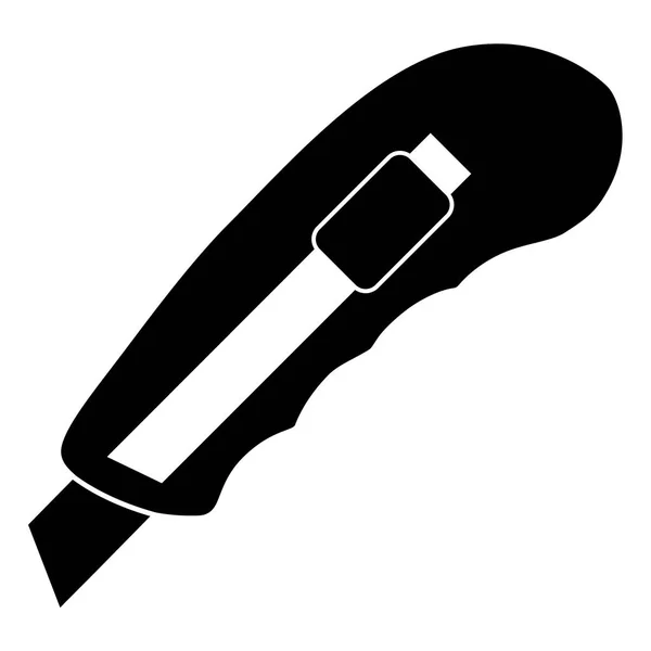 Stationery knife icon — Stock Photo, Image