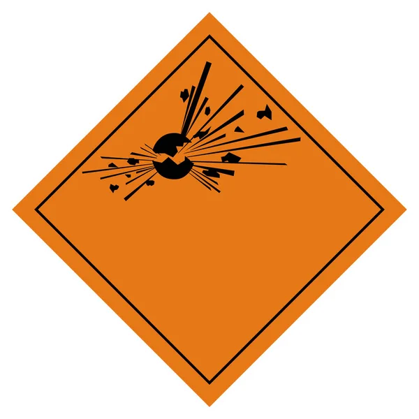 Explosive hazard Raster — Stock Photo, Image