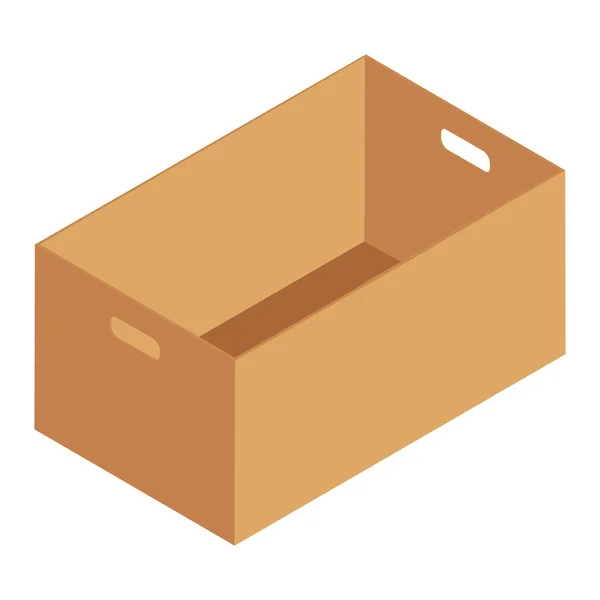Open box pictogram — Stockfoto