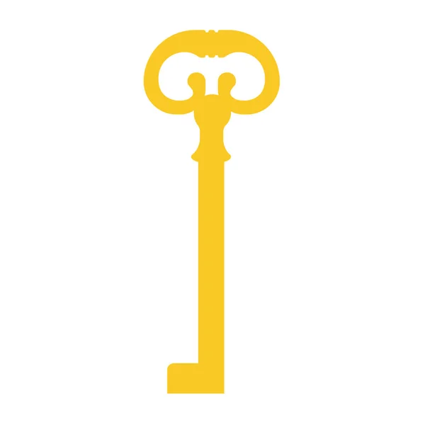 Golden key raster — Stockfoto