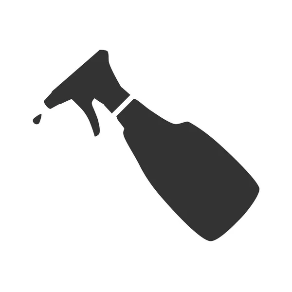 Icono Botella Aerosol Estilo Plano Aislado Sobre Fondo Blanco Para — Vector de stock