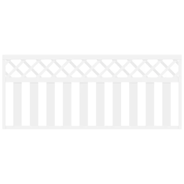 Dřevěný Bílý Venkovských Zahradní Plot Izolovaných Bílém Pozadí Vektorové Ilustrace — Stockový vektor