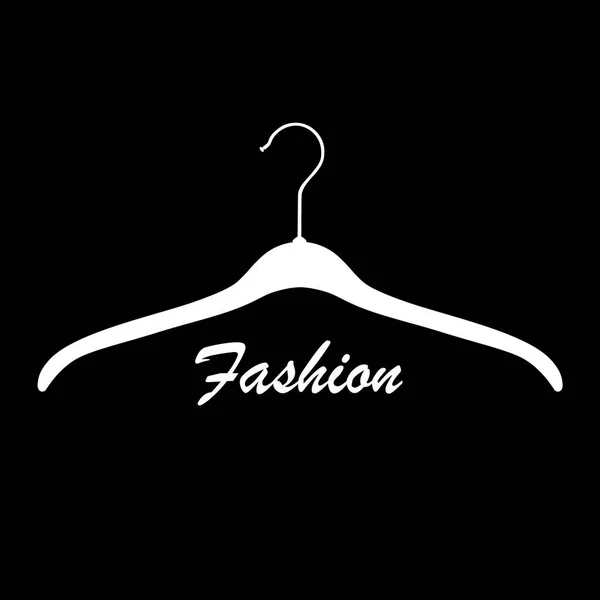 Reative Fashion Logo Design Vector Sign Lettering Hanger Symbol Logotype — Stock Vector
