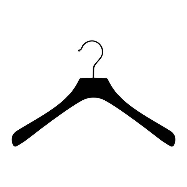 Mode Baby Kleding Hanger Vector Pictogram Geïsoleerd Een Witte Achtergrond — Stockvector