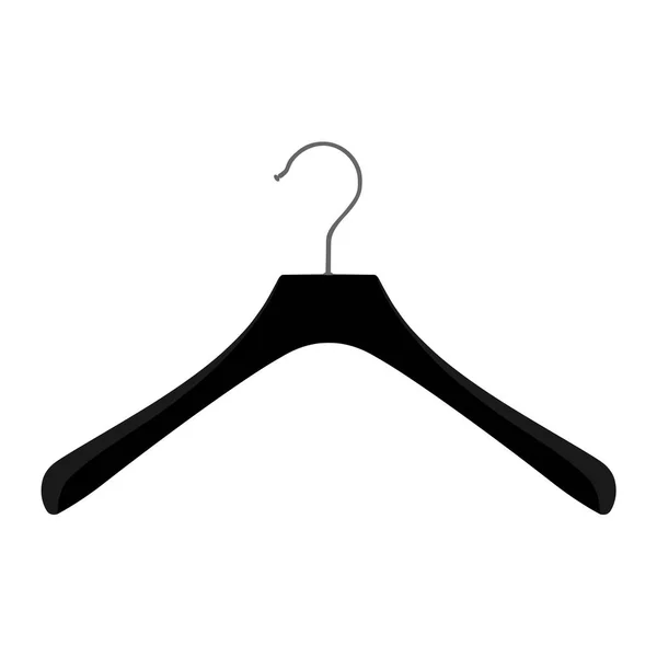Mode Baby Kleding Hanger Vector Pictogram Geïsoleerd Een Witte Achtergrond — Stockvector