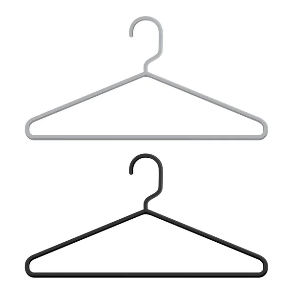 Hanger Vector Pictogram Geïsoleerd Witte Achtergrond — Stockvector