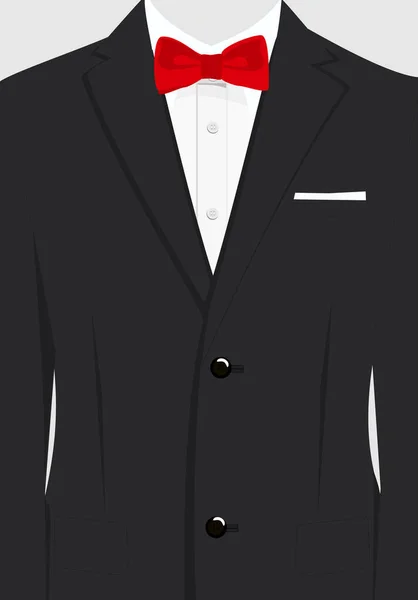 スーツとタキシードをテキストの場所とビジネス カード テンプレートのラスター図 — ストック写真