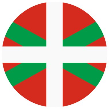 Bask Ülkesi bayrağı, İspanya'nın bölge. İspanyol eyaletinin bayrağı. Raster arka plan topluluk Bask.