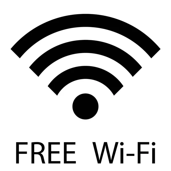 Free Wifi Sign Raster Free Zone — Stock Photo, Image