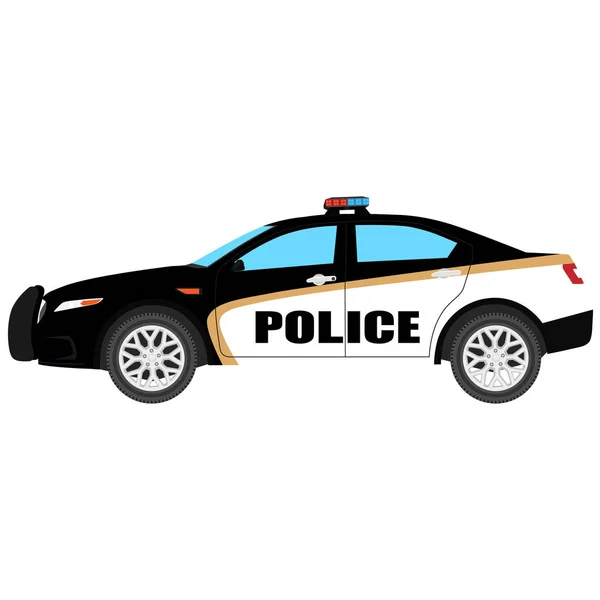 Politie Auto Raster Pictogram Geïsoleerd Security Veiligheid Patrol Agent — Stockfoto