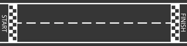 Растровая Иллюстрация Финишной Линии Гоночного Фона Вид Сверху Старт Финиш — стоковое фото