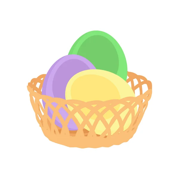 Easter eggs spring holiday — Stock Vector