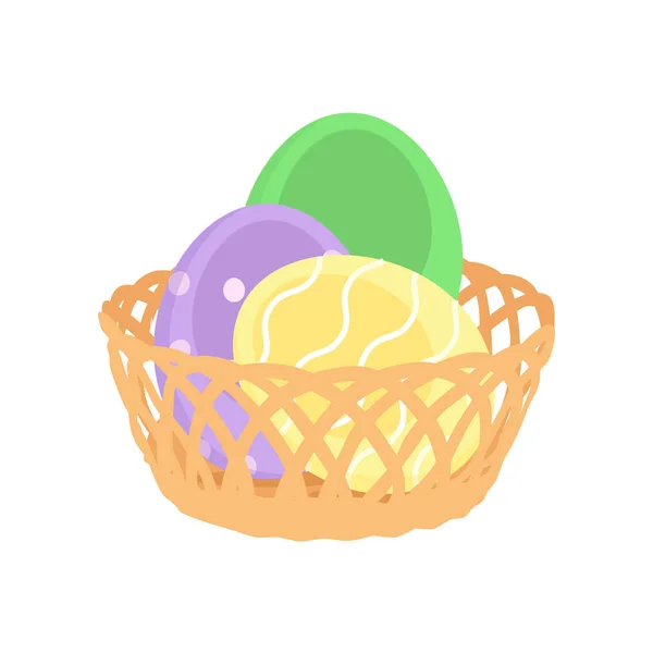 Velikonoční vajíčka jarní prázdniny — Stockový vektor