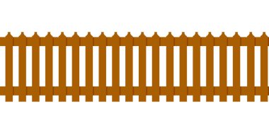 kahverengi ahşap çit