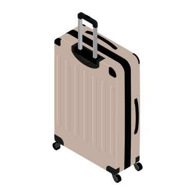 İzometrik seyahat bavulu