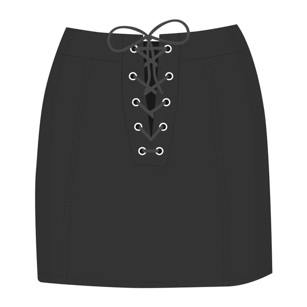 Skirt template, design fashion woman illustration - women skirt — Stock Vector