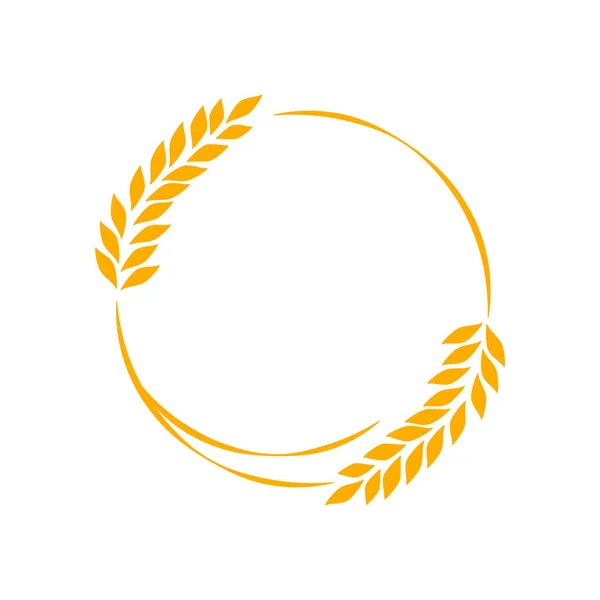Agricultura trigo Logo — Archivo Imágenes Vectoriales