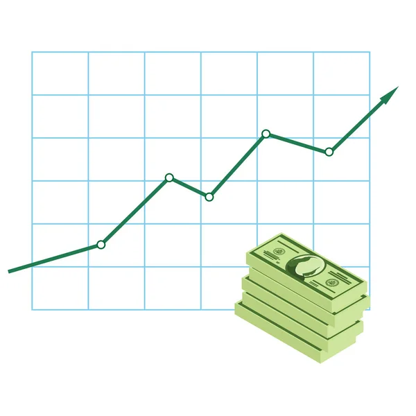 Информационный графический шарт — стоковый вектор