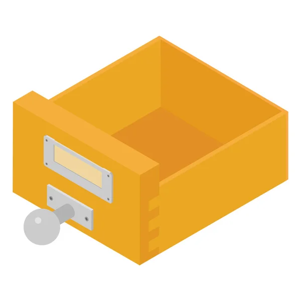 Arkivskåp låda — Stock vektor