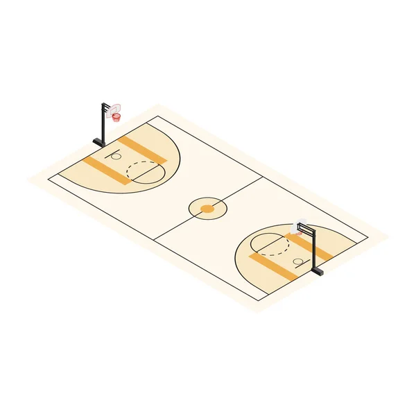 Basketplan Arena — Stockfoto