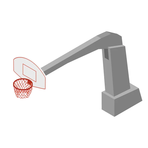 Rede de aro de basquete — Fotografia de Stock