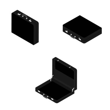 Kahverengi biefcase veya diplomat