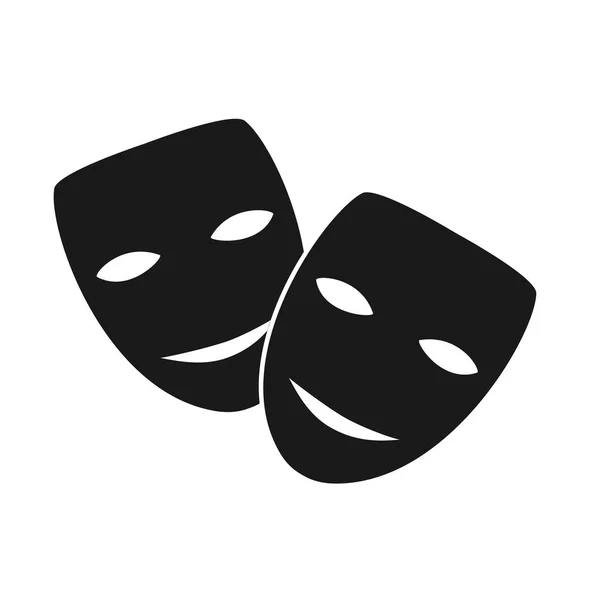 Theater maskers vector — Stockvector