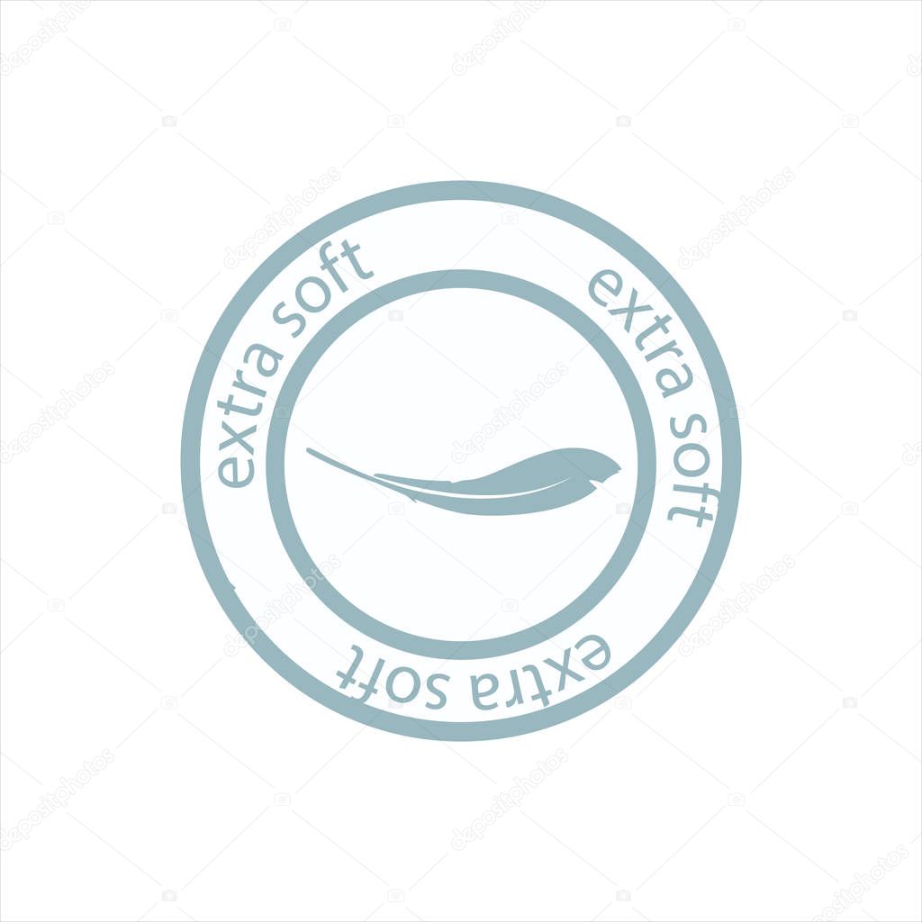 Extra soft sign, symbol beauty and personal skin care