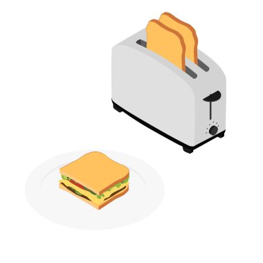 Ekmekli tost makinesi