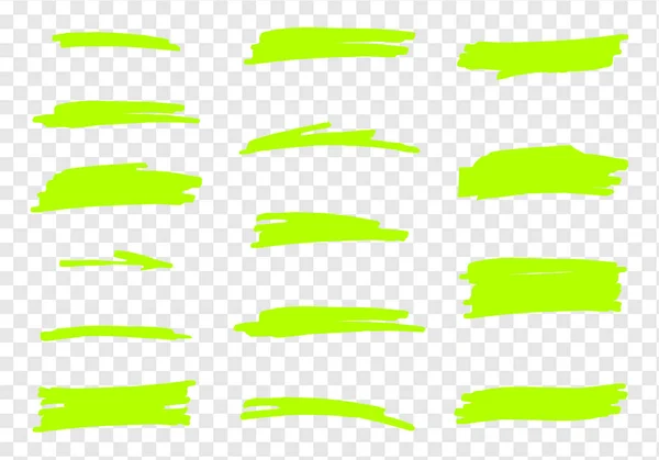 Highlighter brush set — Stock Photo, Image