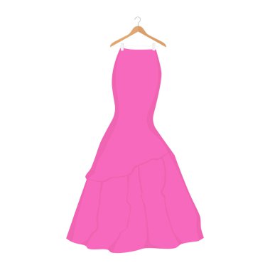 Etek şablonu, tasarım moda kadın illüstrasyon - kadın etek
