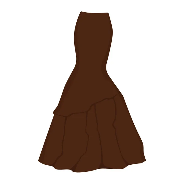 Modello di gonna, disegno moda donna illustrazione - gonna donna — Vettoriale Stock