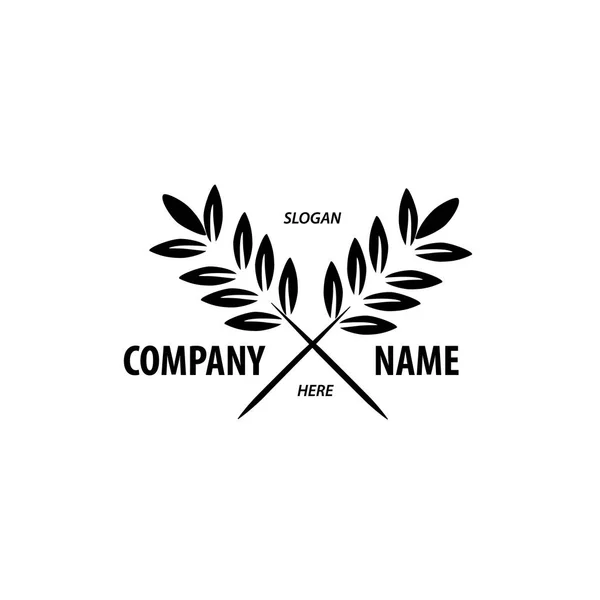 Projektowanie logo dla rolnictwa, agronomy, hodowli pszenicy — Wektor stockowy